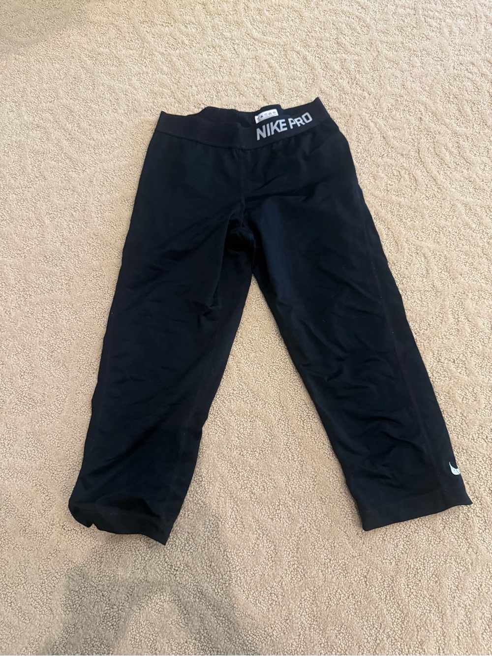 Nike Black Kids' Training Capri Leggings